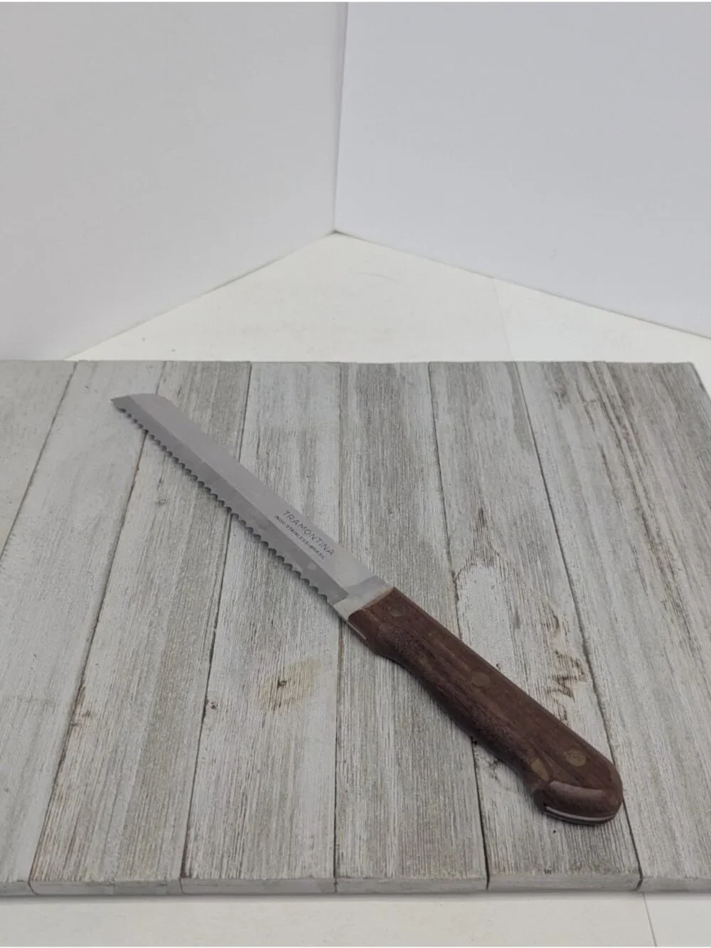 TRAMONTINA Inox Bread Knife Wood Handle 8